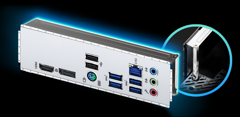 Pre-Installed IO Shield